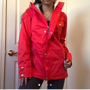Burton Womens Red Snowboarding Jacket